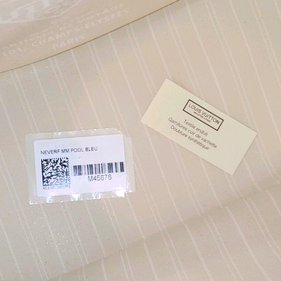 ☆☆SOLD☆☆Louis Vuitton Neverfull MM Blue (BAG) - Picture 7 of 13